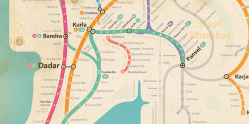 Mumbai Local Train Map | Curve | English